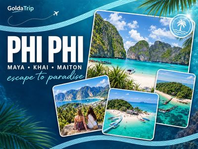 Phi Phi – Maya – Khai – Maiton by 2-Deck Catamaran (Tip-Top)
