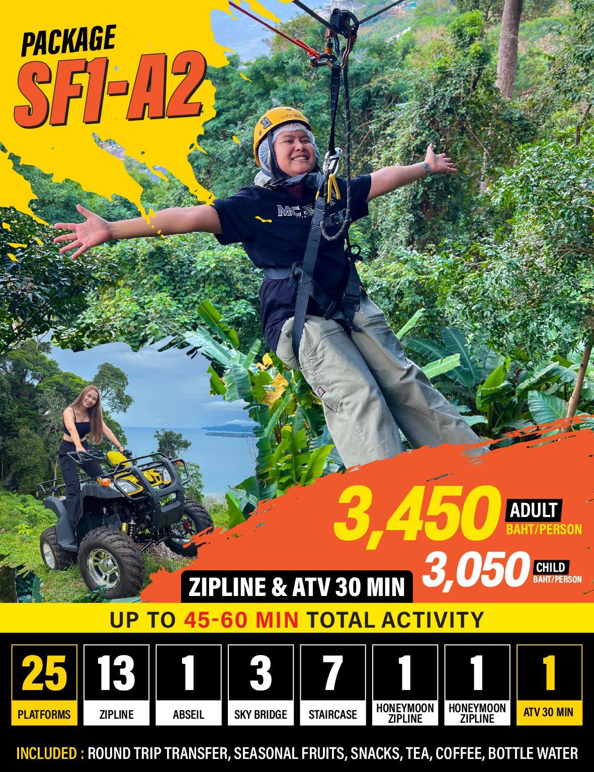 Skyline Flying Zipline + ATV (Kamala) - Main photo