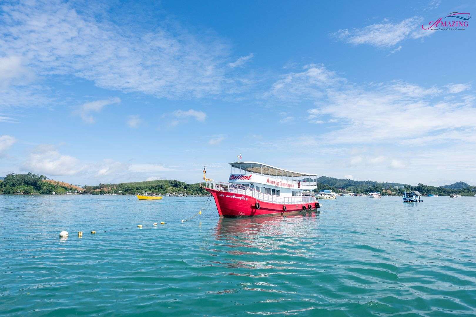 Big boat cruise in Phang Nga Bay