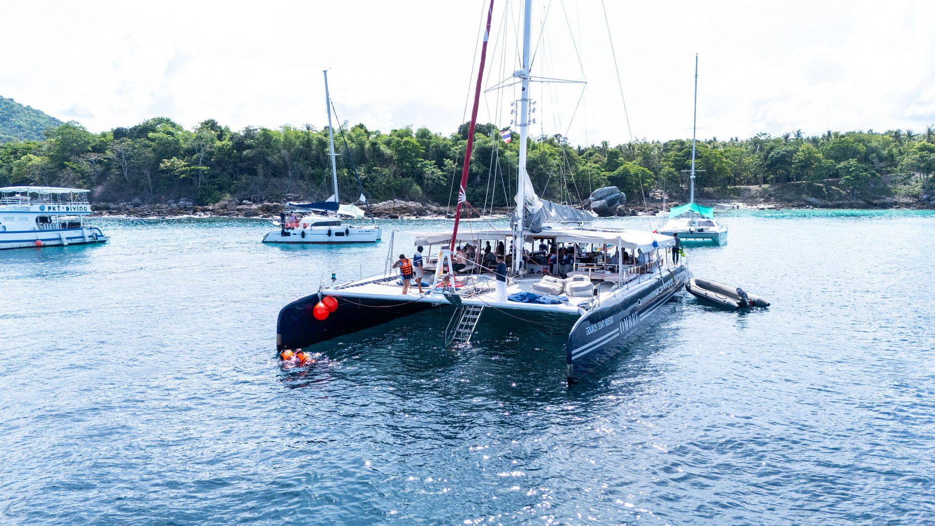 OMBRE anchored — OMBRE Yacht Phuket